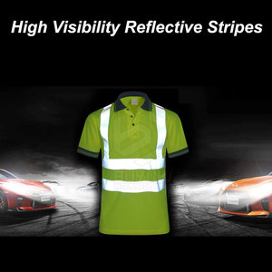 Ropa DE TRABAJO Camisa de seguridad de poliéster de nylon Camisa DE SEGURIDAD hecha a medida Camisa de seguridad de alta visibilidad más vendida - Product Image 6