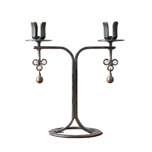 Candélabre en métal à 2 bras design antique fait à la main pour mariage, fête et événement à la maison Décoration la plus précieuse et luxueuse - Product Image 1