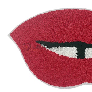 ผ้ากำมะหยี่ปักลายสำหรับเสื้อผ้าคุณภาพสูงแผ่นติดทำจากโรงงานโลโก้ตามสั่ง - Product Image 3