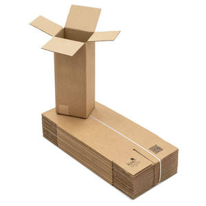 Caja de Cartón Rígido de Pared Simple 150x120x365mm Forma de Avión Laminado UV Brillante Reciclable 100% Cartón Corrugado Mineral Reciclado - Product Image 3