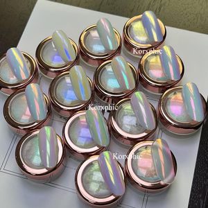 Bulk Irides cent Rainbow Aurora Super Shifting Chamäleon <span class=keywords><strong>Nail</strong></span> Art polnisches weißes Mondlicht Chrom pigment pulver - Product Image 1