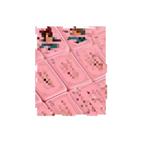 Ensemble de Mahjong Américain Doré Moderne de Luxe Léger - Matériel Acrylique Écologique Portable pour Quatre Joueurs - Divertissement par Jeu d'Échecs et de Cartes