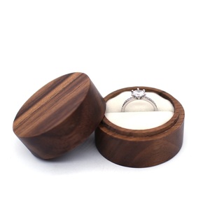 Boîte de rangement pour bijoux en bambou personnalisée pour alliances, avec capacité sur mesure pour bagues et boucles d'oreilles, boîte cadeau - Product Image 3