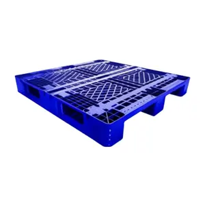 塑料蓝面耐用材料重型OEM功能欧洲托盘单HDPE 4鼓2000千克入口塑料质量托盘