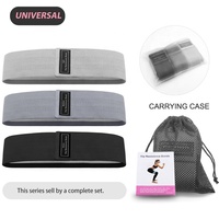 Bandas Elásticas para Cadera de Poliéster + Látex de Alta Calidad, Personalizables con Impresión Personalizada, Antideslizantes, para Yoga, Fitness y Entrenamiento