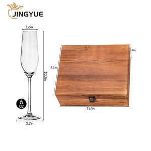 Juego <span class=keywords><strong>de</strong></span> Copas <span class=keywords><strong>de</strong></span> Champán <span class=keywords><strong>de</strong></span> Cristal <span class=keywords><strong>de</strong></span> 6 oz con Grabado Personalizado, con Sacacorchos y Tapón para Vino en Caja <span class=keywords><strong>de</strong></span> Madera para Regalo <span class=keywords><strong>de</strong></span> Cumpleaños o Boda para Mujeres - Product Image 3