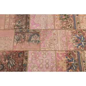 2.5x6.8 ft Turkish Rug, Vintage Runner Rug, <b>Brown</b> Plants & trees <b>Wool</b> Rug - Product Image 5