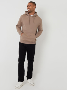 เสื้อฮู้ดผู้ชายผ้าฟลีซแบบสวมหัวมีฮู้ดปักโลโก้ - Product Image 2