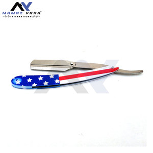 Navajas de Barbero Premium con Hoja de Acero Inoxidable y Mango Recubierto de Papel, Afeitadora Manual de Borde Recto para Hombres, Salón y Barbería, OEM ODM - Product Image 3