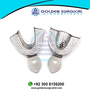 ที่ใส่ฟันเครื่องมือทันตแพทย์ถาดฟันสแตนเลสด้านบนสุดอุปกรณ์ห้องแล็บอุปกรณ์ทันตแพทย์ถาดฟันแบบนึ่งฆ่าเชื้อ - Product Image 3