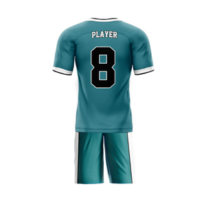 OEM ODM Servicio Hombres Jóvenes Bandera personalizada Uniforme de fútbol Sublimado Equipo de secado rápido Logotipo Uniforme Fútbol americano Jersey Conjuntos - Product Image 6