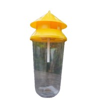 Trampa para Moscas de Plástico, Botella Colgante con Líquido Atrapa Moscas, Recipiente Reutilizable para Control de Plagas de Insectos, para Uso en Exteriores y Granjas