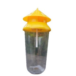 Trampa para Moscas de Plástico, Botella Colgante con Líquido Atrapa Moscas, Recipiente Reutilizable para Control de Plagas de Insectos, para Uso en Exteriores y Granjas - Product Image 4