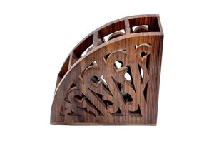 Handcrafted Unique Design Wooden Knife Holder Kitchen Countertop Restaurant Hotel - Product Image 5