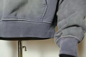Sweats à capuche surdimensionnés personnalisés de haute qualité Vintage lavage à l'acide sans ficelle Streetwear en détresse polaire lourde pour l'hiver en gros - Product Image 4