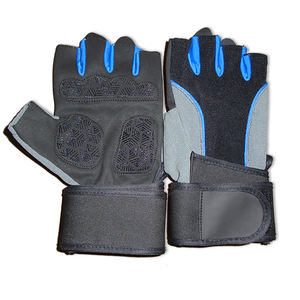 Guantes de medio Dedo de cuero de oveja Guantes de levantamiento de pesas personalizados para gimnasio y entrenamiento cruzado - Product Image 6
