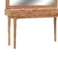 Coiffeuse au design moderne de luxe avec miroir Meubles de table de maquillage de haute qualité en bois de teck