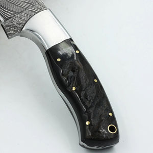 High Quality Portable Outdoor Camping Survival Hunting & Bowie <b>Knife</b> Damascus Steel Stainless <b>Blade</b> OEM Available - Product Image 6