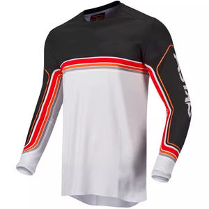 Vente en gros Maillot de course personnalisé Chemise Pit Crew vierge sublimée Vêtements de sport à manches courtes Taille XL pour équipe de motocross - Product Image 4