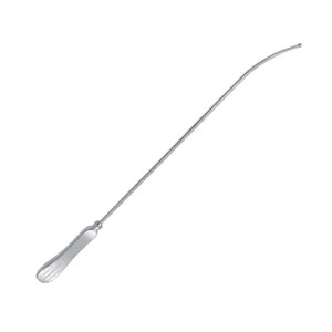 Maleable, plateado, 33cm Estándar de calidad alemán Acero inoxidable Logotipo personalizado Sims Uterine Sound - Product Image 4