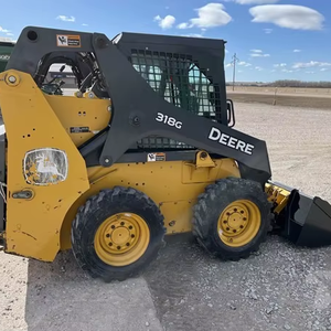 Venta caliente Johnn DEERRE 318G Rueda Skid Steers Loader Equipo de construcción - Product Image 4