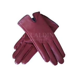 Guantes de Invierno Unisex de Moda al por Mayor, de Cuero Suave y Cálidos, con Diseño a Rayas, Pantalla Táctil y Detección de Agujas para Uso en Exteriores - Product Image 2