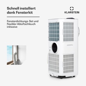 เครื่องปรับอากาศแบบพกพา 12000 BTU ควบคุมผ่านแอพ WiFi 3 in 1 ระบบทำความเย็น ลดความชื้น พัดลม R290 ปริมาณลม 410 ลบ.ม./ชม. ตั้งเวลาทำงาน 24 ชม. สำหรับพื้นที่ 35 ตร.ม. - Product Image 4