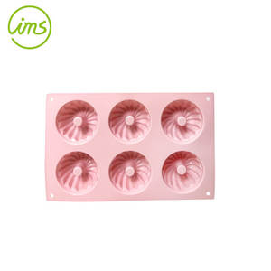 Moule à bundform cannelé en silicone à 6 cavités - Product Image 5