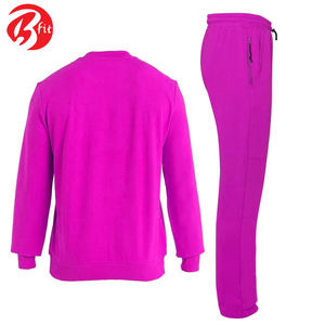 Vente en gros de sweatshirt et jogger de fitness en coton polaire pour hommes survêtements respirants - Product Image 3