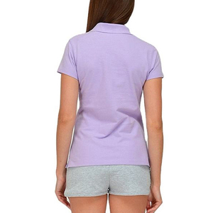 เสื้อโปโลผู้หญิงคุณภาพดีเยี่ยม ออกแบบเองได้ บริการ OEM ราคาปรับได้ เสื้อโปโลผู้หญิงขายดี - Product Image 3