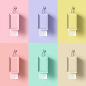 Distributeur mural adhésif moderne pour mouchoirs, avec design de distribution par le bas, idéal pour la cuisine, la salle de bain, la chambre et l'usage domestique - Product Image 1