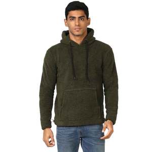 Sherpa polar pullover Hombres sudaderas con capucha hechas a medida estilo pesado grueso invierno cálido unisex capucha logotipo personalizado - Product Image 1