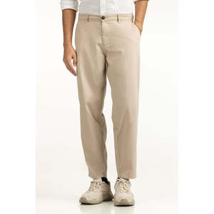 Pantalones de Hombre de Pana 100% Algodón, Corte Regular, MN-TRC-SS25-023, Logotipo Personalizable, Botones y Cremalleras Rectas, Pantalones de Traje Formales - Product Image 2