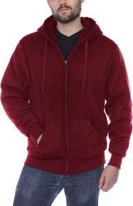 100% Cotton Lined Solid Oversized Streetwear Hoodie - Product Image 4