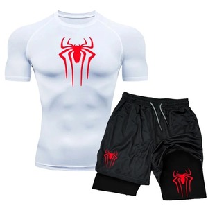 Summer New 2025 100% Cotton T-Shirt Sets Premium <b>3D</b> <b>Printed</b> Shorts Set for Men Custom Breathable Shorts Shirt Set - Product Image 2