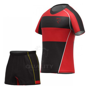Precio al por mayor Camisetas y pantalones cortos de rugby Equipos personalizados de rugby para entrenamiento y partidos Uniforme de rugby - Product Image 1