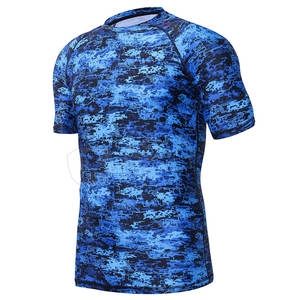 Chemise de compression personnalisée Fitness Rash Guard pour Gym MMA & Surfing Quick Dry Sportswear Fabricant OEM-ÉCHANTILLON GRATUIT - Product Image 1