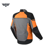 Jaket Motor Pria EMPIRE TREND WEARS Tahan Air, Bernapas, Bahan Cordura, Pelindung, Lengan Panjang, Semua Musim