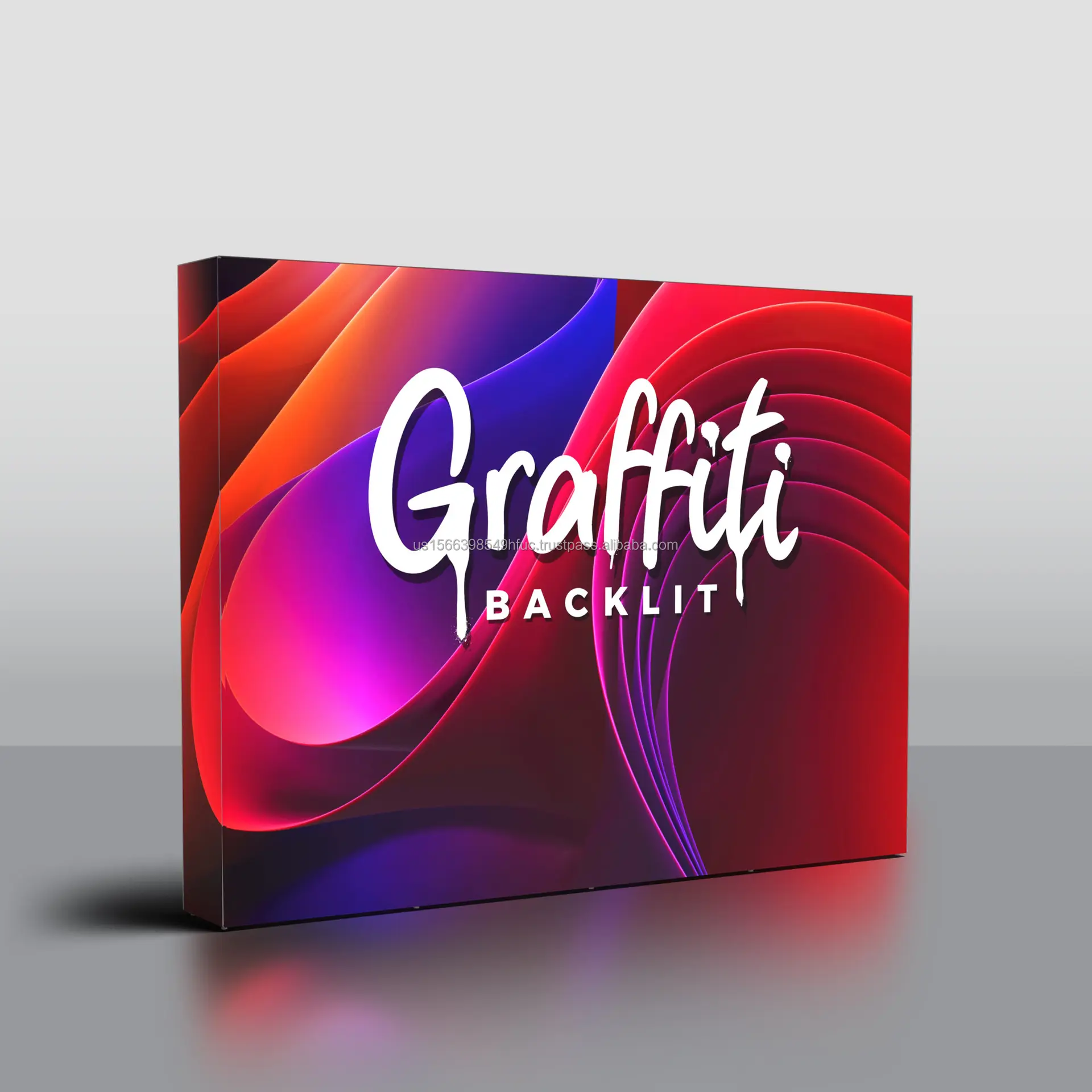 ของแท้ขายร้อนใหม่ 10ft Graffitis- จอแสดงผลงานการค้าแบบ Backlit พร้อมชิ้นส่วนและอุปกรณ์เสริมที่สมบูรณ์พร้อมส่งทั่วโลก