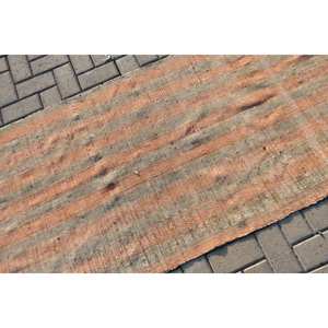 Classic Orange Gray Wool <b>Rug</b> 2.9 X 8.3ft <b>Vintage</b> Turkish Design Patchwork Rectangle Living Room Carpet Latex New <b>Rug</b>' Hallway - Product Image 5