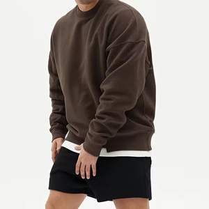 Sudadera de Alta Calidad de 430 g/m², Lisa, de Felpa Gruesa, Cuello Redondo, Hombros Caídos, con Logotipo Personalizado, Sudadera para Hombre, Corte Cuadrado, con Capucha - Product Image 6