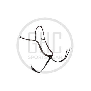Plastron 5 points confortable de haute qualité pour les cavaliers nouveauté produit en cuir équestre en gros fabriqué au Pakistan - Product Image 1