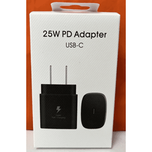 อะแดปเตอร์แปลงไฟ USB-C 25W พร้อมระบบชาร์จเร็ว 5V/2.4A PD ป้องกันไฟฟ้าลัดวงจร หัวปลั๊กแบบ US/EU - Product Image 1