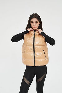 Chaleco acolchado sin mangas brillante personalizado para hombre, chaqueta de invierno, ropa de abrigo informal transpirable, fabricante exportador - Product Image 4