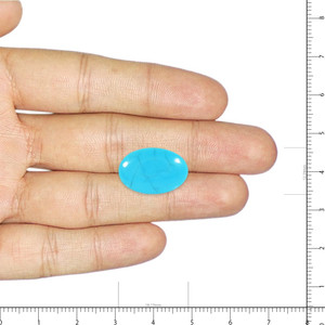 Turquoice-9.11 Quilates Ópalo Natural Azul Verde, Gema Suelta Creada en Laboratorio con Corte Esmeralda, Forma de Pera Azul Verde Amarillo - Product Image 3