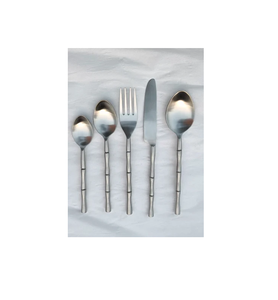 Classique élégant cuillère en acier inoxydable ensemble de couverts en gros fête moderne élégante cuillère en acier inoxydable en vrac - Product Image 2