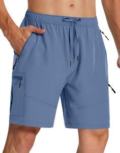 Pantalones cortos Cargo para senderismo con bolsillos con cremallera 7 "Pantalones cortos ligeros de secado rápido con cordón para verano Golf al aire libre Casual - Product Image 1