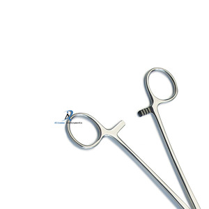 Fórceps de esponja Foerster quirúrgico profesional, abrazadera hemostática recta de acero inoxidable de 12 pulgadas, herramienta de agarre médico - Product Image 4