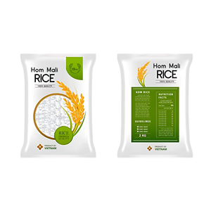 [Nouvelle culture] Premium Hom Mali Jasmin Riz blanc à grains moyens Haute qualité en vrac 5Kg 10Kg 25Kg 50Kg BOPP/PP/PAPE Texture dure - Product Image 1