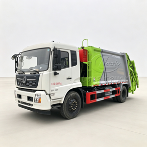 Export Dongfeng 16CBM Compactor Garbage Truck With Swing Arm Bin 4x2 Hydraulic Rear Loading Refuse Compression Truck Euro5 Euro6 - Product Image 4